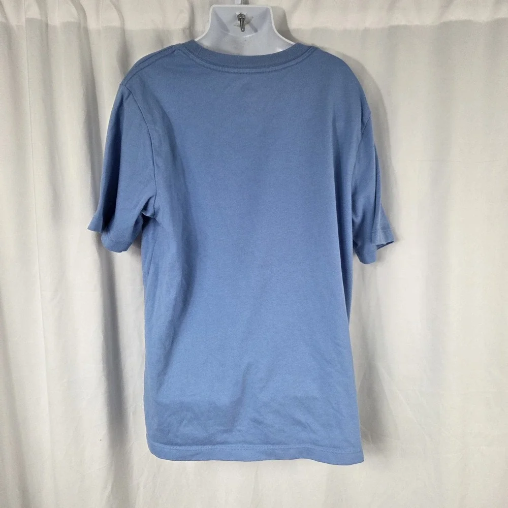 Wonder Nation Boys Size Large Short Sleeve Crew Neck T Shirt Blue